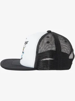 Quiksilver Hats|Boy'S 8-16 Rat Pack Trucker Hat White