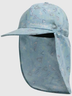 Quiksilver Hats|Boy'S 8-16 Ray Master Neck Protection Cap Pastel Turquoise Next Gen 233