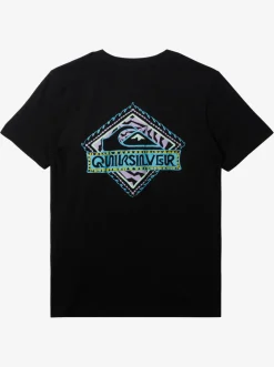 Quiksilver Tees|Boy'S 8-16 Rising Water T-Shirt Black