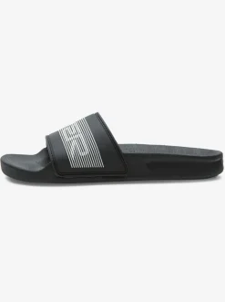 Quiksilver Sandals|Boy'S 8-16 Rivi Wordmark Slide Sandals Black 2
