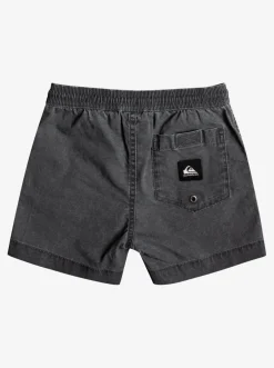 Quiksilver Shorts|Boy'S 2-7 Taxer Elastic Waist Shorts Black