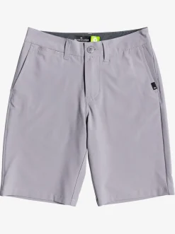 Quiksilver Shorts|Boy'S 8-16 Union Amphibian 19" Hybrid Shorts Sleet