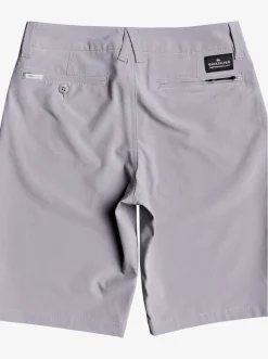 Quiksilver Shorts|Boy'S 8-16 Union Amphibian 19" Hybrid Shorts Sleet