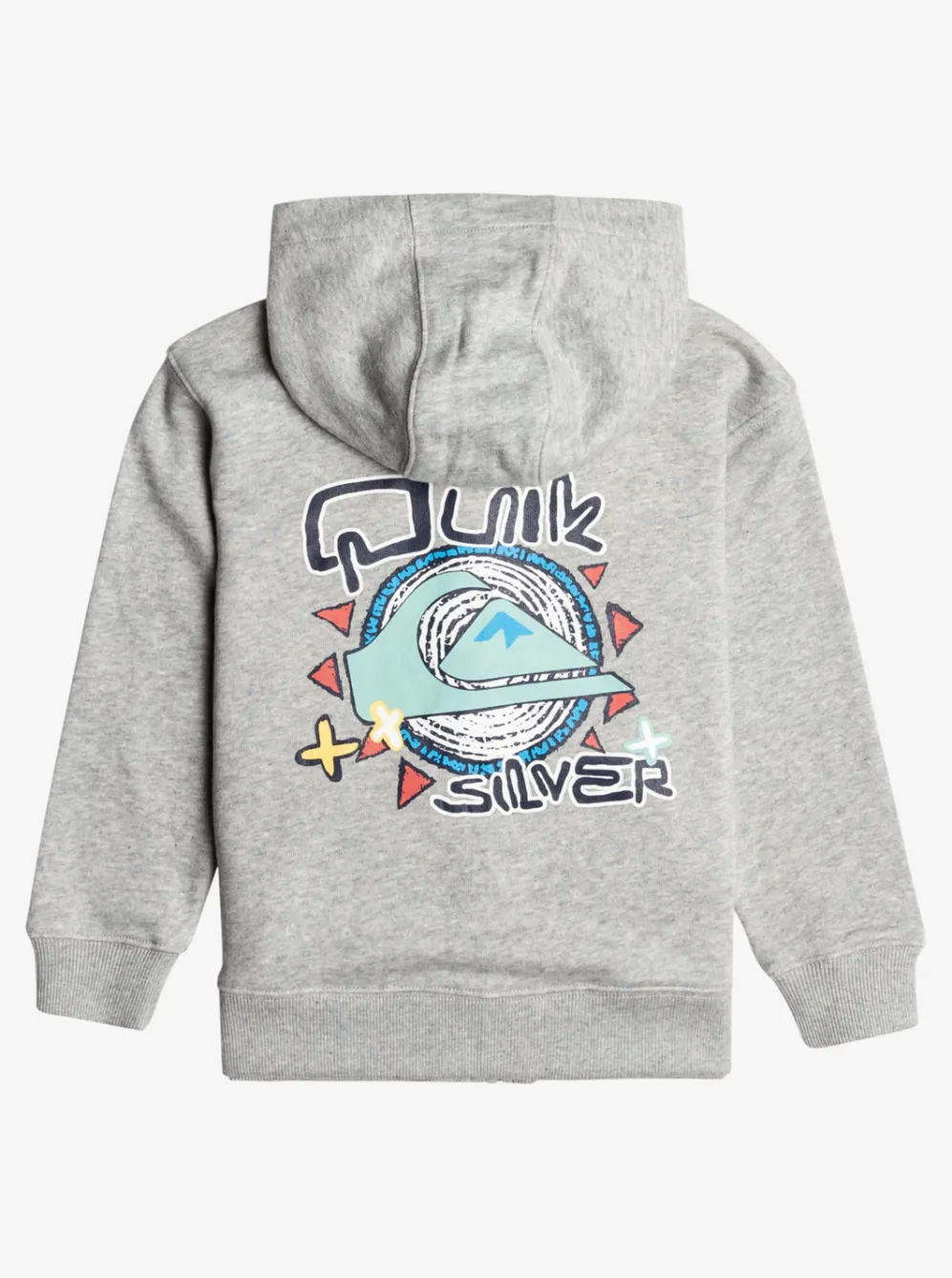 Quiksilver Sweatshirts & Hoodies|Boy'S 2-7 Vintage Rising Lines Zip-Up Hoodie Light Grey Heather