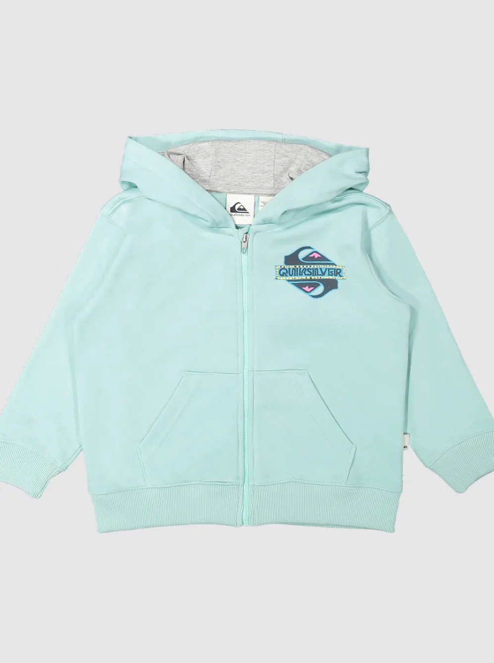Quiksilver Sweatshirts & Hoodies|Boy'S 2-7 Vintage Rising Lines Zip-Up Hoodie Pastel Turquoise