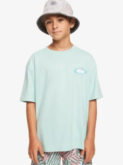 Quiksilver Tees|Boy'S 8-16 Visions T-Shirt Pastel Turquoise