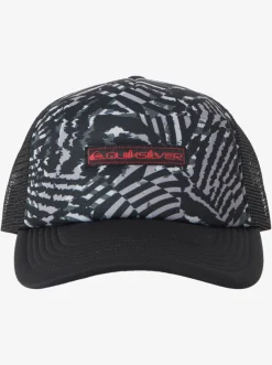 Quiksilver Hats|Boy'S 8-16 Vulture Coop Trucker Hat Jet Black