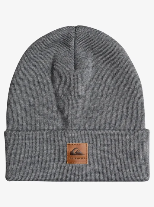 Quiksilver Accessories|Brigade Fold-Over Beanie Heather Grey