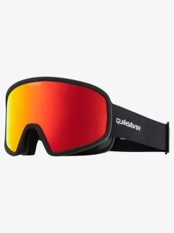 Quiksilver Accessories|Browdy Color Luxe Snow Goggles Black/Clux Ml Red S3