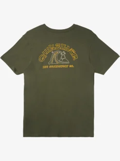 Quiksilver Tees|Bubble Outline T-Shirt Climbing Ivy