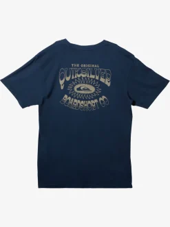 Quiksilver Tees|Bubble Outline T-Shirt Clear Sky