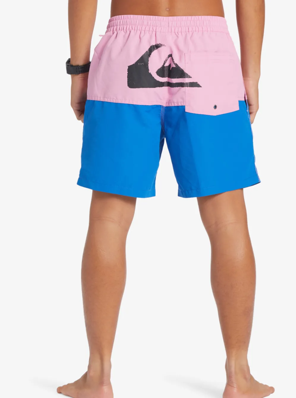 Quiksilver Elastic Waist|Butt Logo 17" Volleys Moonlite Mauve