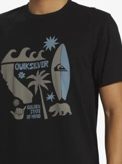 Quiksilver Tees|Ca Funshine T-Shirt Black