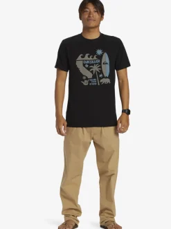 Quiksilver Tees|Ca Funshine T-Shirt Black