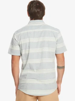 Quiksilver Shirts & Polos|Cali Sunrise Short Sleeve Shirt Bering Sea Cali