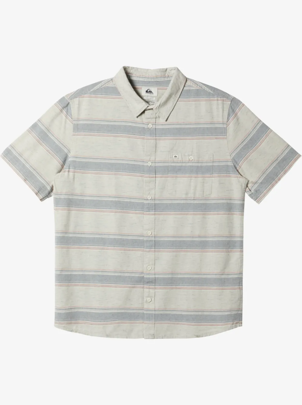 Quiksilver Shirts & Polos|Cali Sunrise Short Sleeve Shirt Plaza Taupe Cali