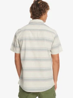 Quiksilver Shirts & Polos|Cali Sunrise Short Sleeve Shirt Plaza Taupe Cali