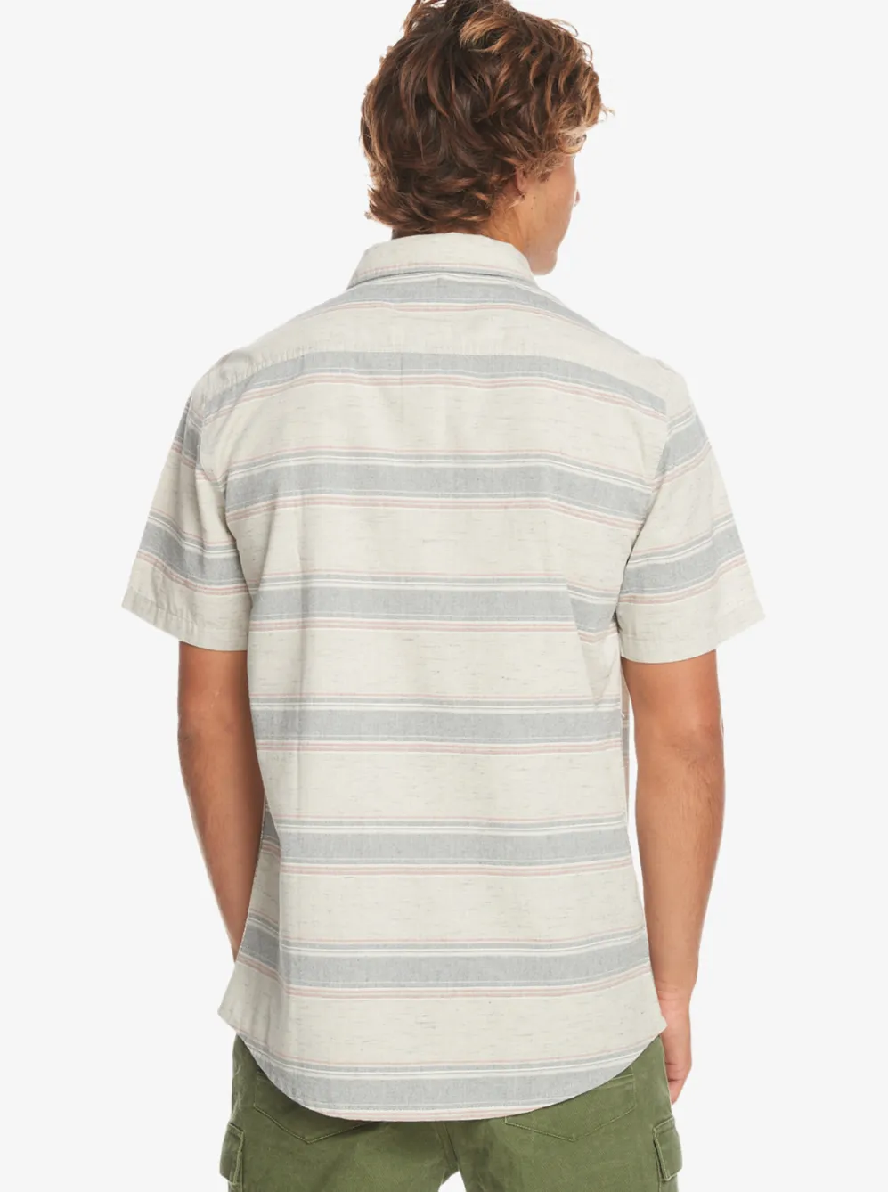 Quiksilver Shirts & Polos|Cali Sunrise Short Sleeve Shirt Plaza Taupe Cali