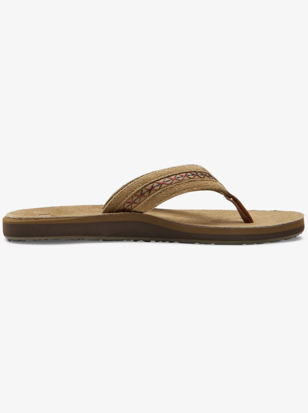 Quiksilver Sandals|Carver Leather Ii Basic Sandal Strap Tan 1