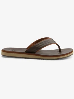Quiksilver Sandals|Carver Nubuck Sandals Demitasse - Solid