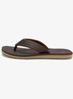 Quiksilver Sandals|Carver Nubuck Sandals Demitasse - Solid