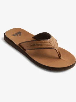 Quiksilver Sandals|Carver Nubuck Sandals Tan - Pattern_1