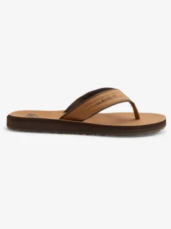 Quiksilver Sandals|Carver Nubuck Sandals Tan - Pattern_1