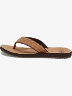 Quiksilver Sandals|Carver Nubuck Sandals Tan - Pattern_1