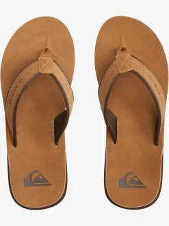 Quiksilver Sandals|Carver Nubuck Sandals Tan - Pattern_1
