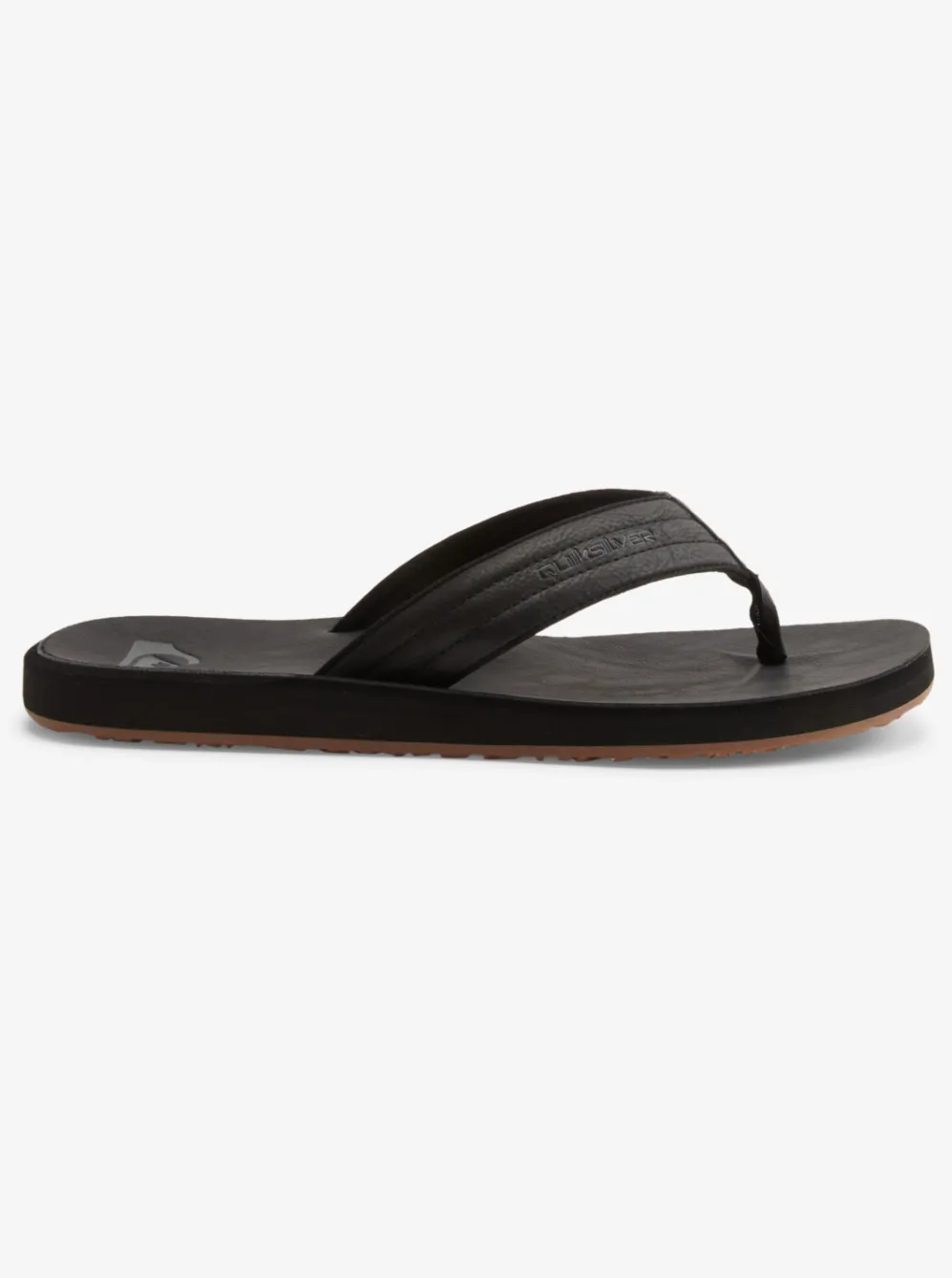 Quiksilver Sandals|Carver Nubuck Sandals Solid Black