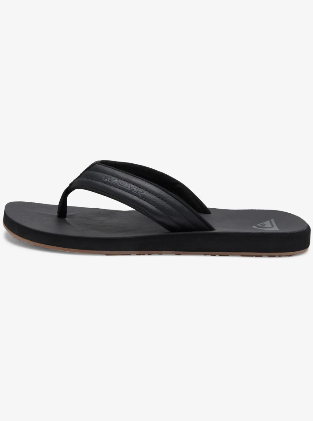 Quiksilver Sandals|Carver Nubuck Sandals Solid Black