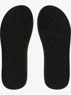 Quiksilver Sandals|Carver Print Sandals Black 5
