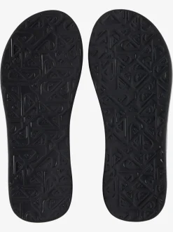 Quiksilver Sandals|Carver Squish Sandals Black/Grey/Black