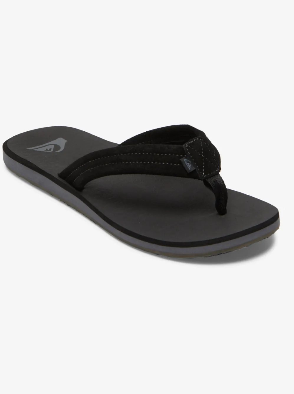 Quiksilver Sandals|Carver Suede Core Sandals Black 1