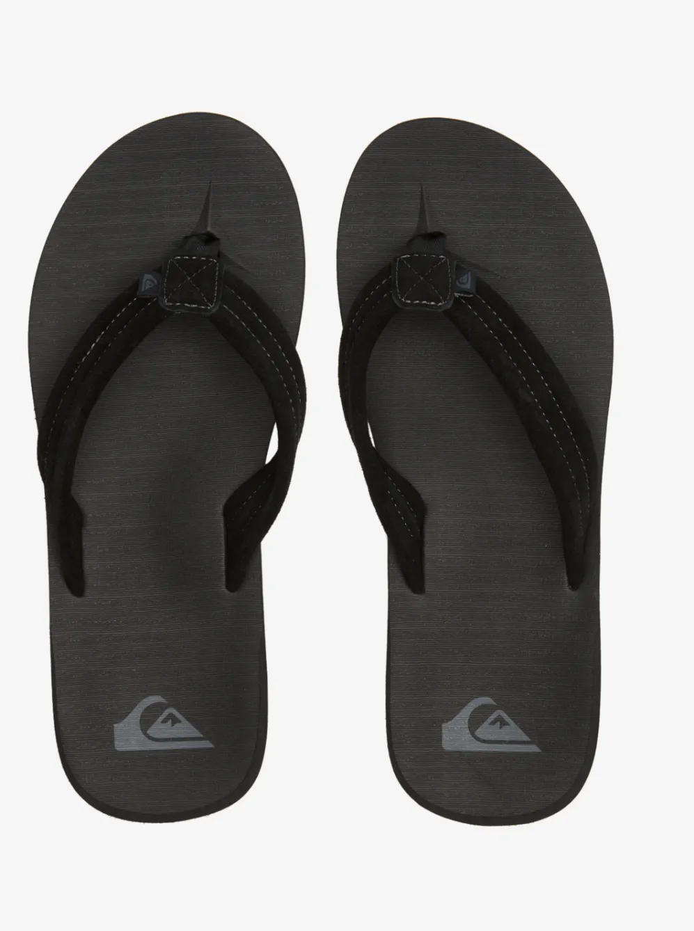 Quiksilver Sandals|Carver Suede Core Sandals Black 1