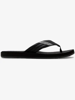 Quiksilver Sandals|Carver Tropics Sandals Black/Black/Grey
