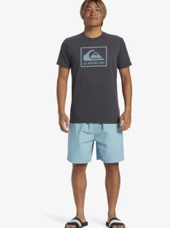 Quiksilver Tees|Casual Encounter T-Shirt Charcoal Heather