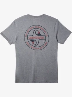 Quiksilver Tees|Circle Back T-Shirt Medium Grey Heather