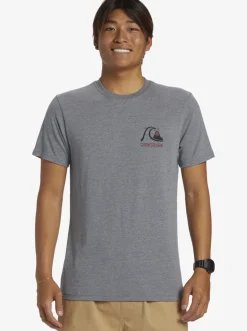 Quiksilver Tees|Circle Back T-Shirt Medium Grey Heather