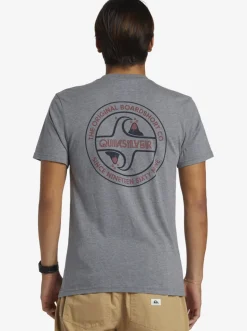 Quiksilver Tees|Circle Back T-Shirt Medium Grey Heather