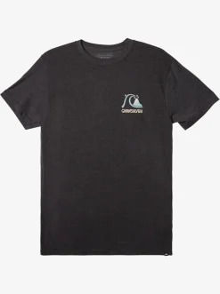 Quiksilver Tees|Circle Back T-Shirt Charcoal Heather