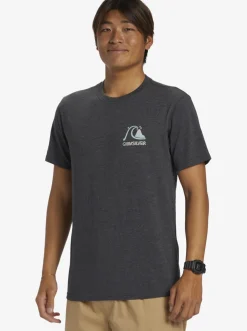 Quiksilver Tees|Circle Back T-Shirt Charcoal Heather