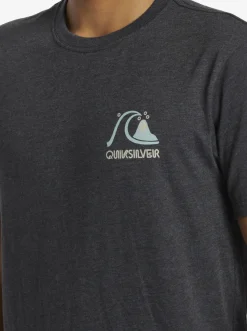 Quiksilver Tees|Circle Back T-Shirt Charcoal Heather