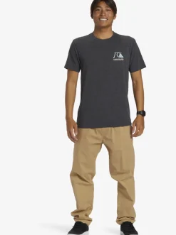 Quiksilver Tees|Circle Back T-Shirt Charcoal Heather