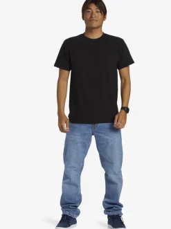 Quiksilver Tees|Circled Script T-Shirt Black