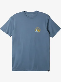 Quiksilver Tees|Clean Circle T-Shirt Bering Sea