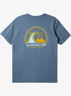 Quiksilver Tees|Clean Circle T-Shirt Bering Sea