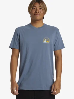 Quiksilver Tees|Clean Circle T-Shirt Bering Sea