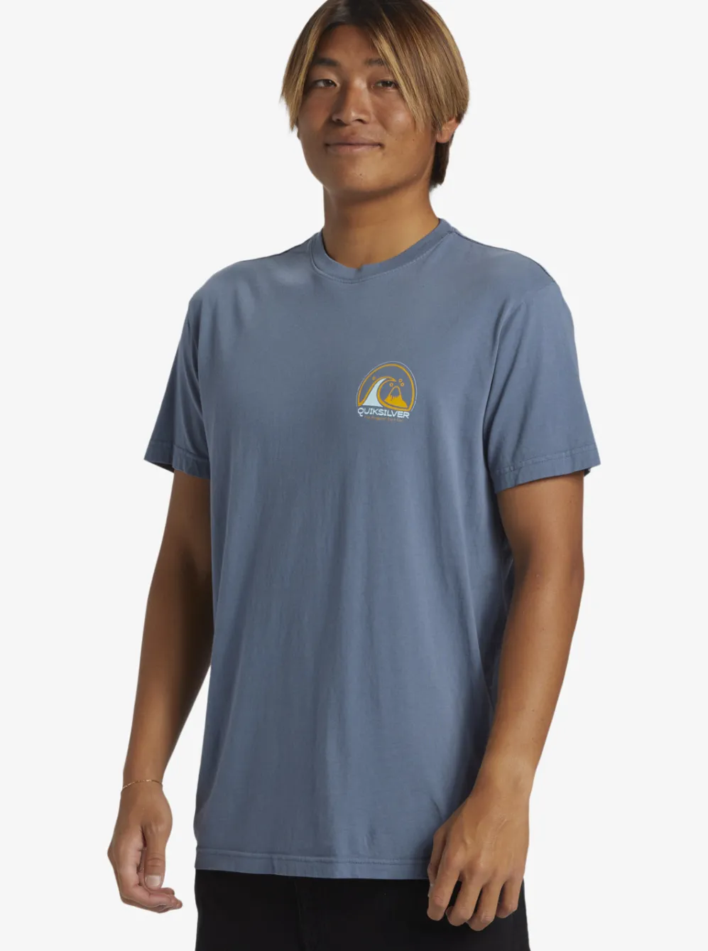 Quiksilver Tees|Clean Circle T-Shirt Bering Sea