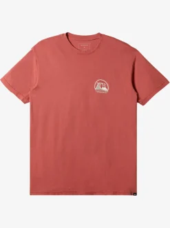 Quiksilver Tees|Clean Circle T-Shirt Mineral Red